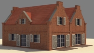 Visualisierung Kapitänshuus - Neubau-Doppelhaus in Sackgassenlage von Uttum!